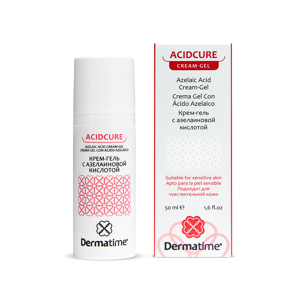 ACIDCURE AZELAIC ACID CREAM-GEL (DERMATIME) – КРЕМ-ГЕЛЬ С АЗЕЛАИНОВОЙ КИСЛОТОЙ ACIDCURE AZELAIC ACID CREAM-GEL (DERMATIME) – КРЕМ-ГЕЛЬ С АЗЕЛАИНОВОЙ КИСЛОТОЙ