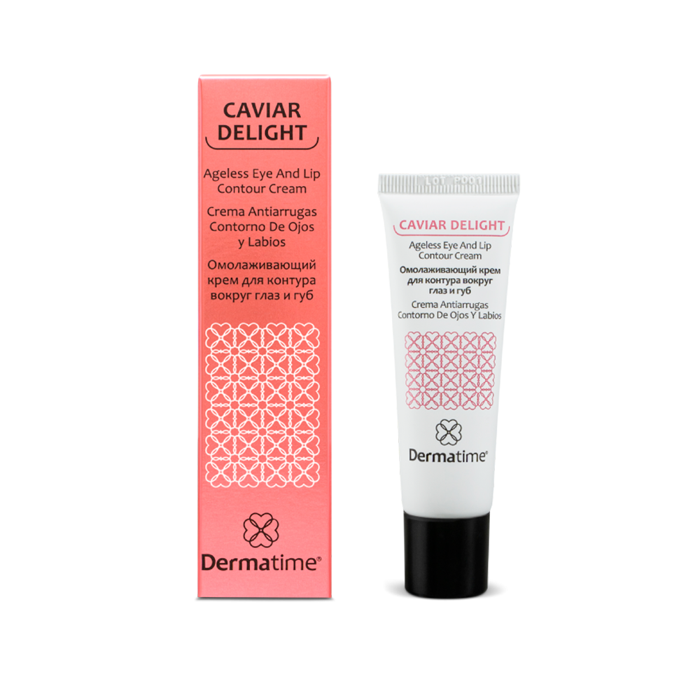 CAVIAR DELIGHT AGELESS EYE AND LIP CONTOUR CREAM (DERMATIME) – ОМОЛАЖИВАЮЩИЙ КРЕМ ДЛЯ КОНТУРА ВОКРУГ ГЛАЗ И ГУБ CAVIAR DELIGHT AGELESS EYE AND LIP CONTOUR CREAM (DERMATIME) – ОМОЛАЖИВАЮЩИЙ КРЕМ ДЛЯ КОНТУРА ВОКРУГ ГЛАЗ И ГУБ