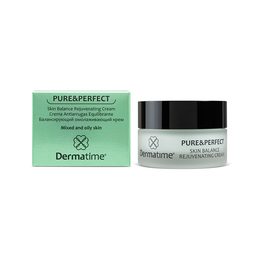 PURE&PERFECT SKIN BALANCE REJUVENATING CREAM (DERMATIME) – БАЛАНСИРУЮЩИЙ ОМОЛАЖИВАЮЩИЙ КРЕМ PURE&PERFECT SKIN BALANCE REJUVENATING CREAM (DERMATIME) – БАЛАНСИРУЮЩИЙ ОМОЛАЖИВАЮЩИЙ КРЕМ
